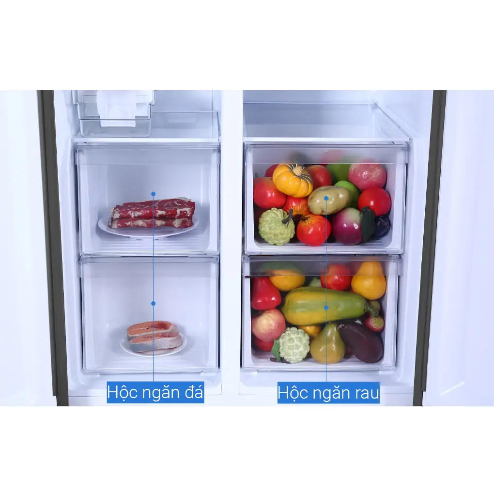 Tủ Lạnh Aqua Inverter 480 Lít AQR-S480XA (SG) 5