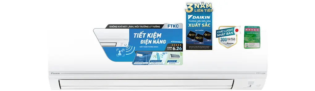 Máy lạnh Daikin Inverter 2 Hp FTKC50UVMV/ RKC50UVMV
