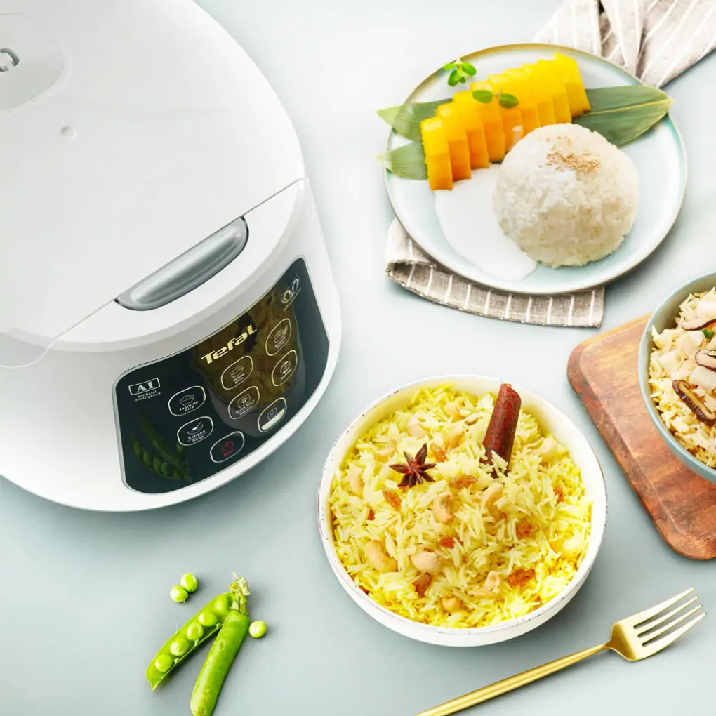 Nồi Cơm Điện Tử Tefal Easy Rice Compact RK730168 1 Lít 3