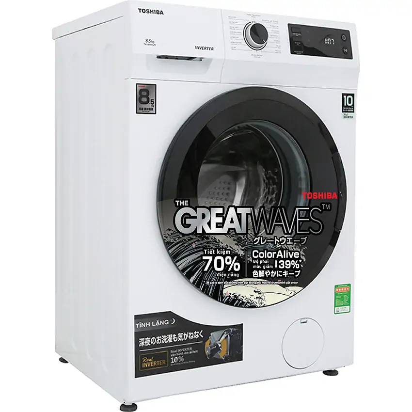 Máy Giặt Toshiba Inverter 8.5 Kg TW-BK95S2V (WK) 0