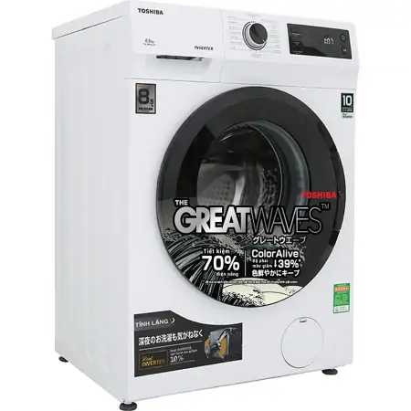 Máy Giặt Toshiba Inverter 8.5 Kg TW-BK95S2V (WK) 0