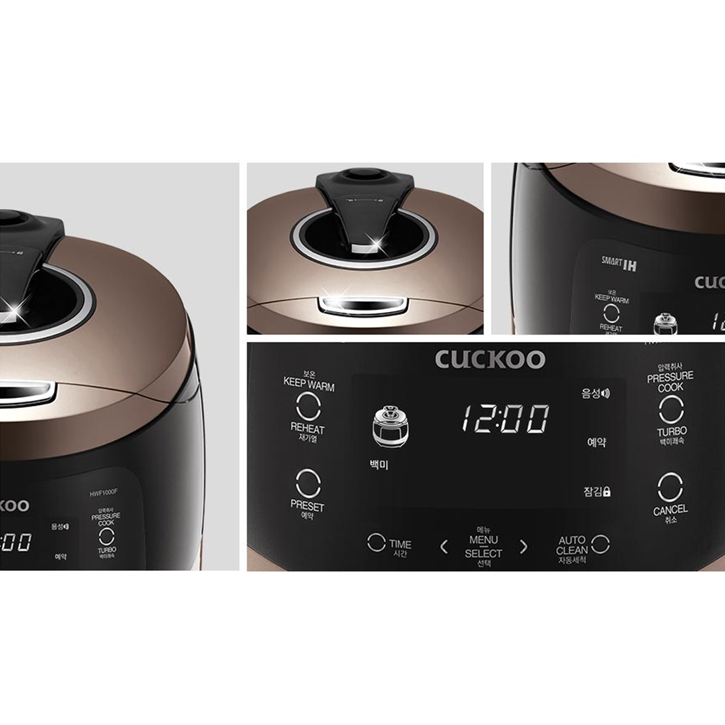 Nồi Cơm Điện Cao Tần Áp Suất Cuckoo CRP-HWF1000F 1.8 Lít - Hàn Quốc 9