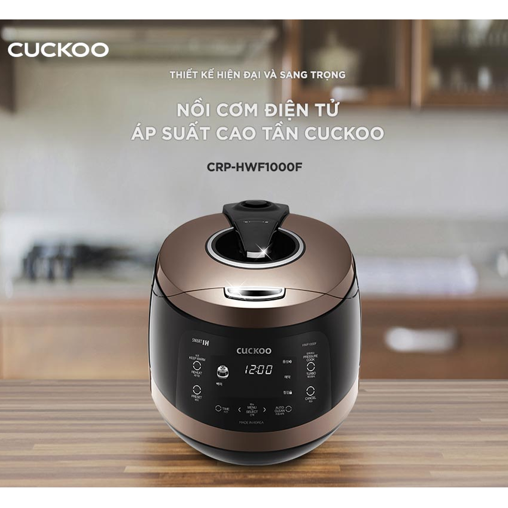 Nồi Cơm Điện Cao Tần Áp Suất Cuckoo CRP-HWF1000F 1.8 Lít - Hàn Quốc 1