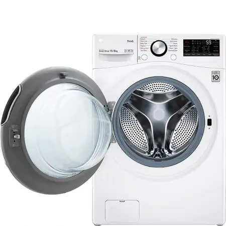 Máy Giặt Sấy LG Inverter 15/8 Kg F2515RTGW 1