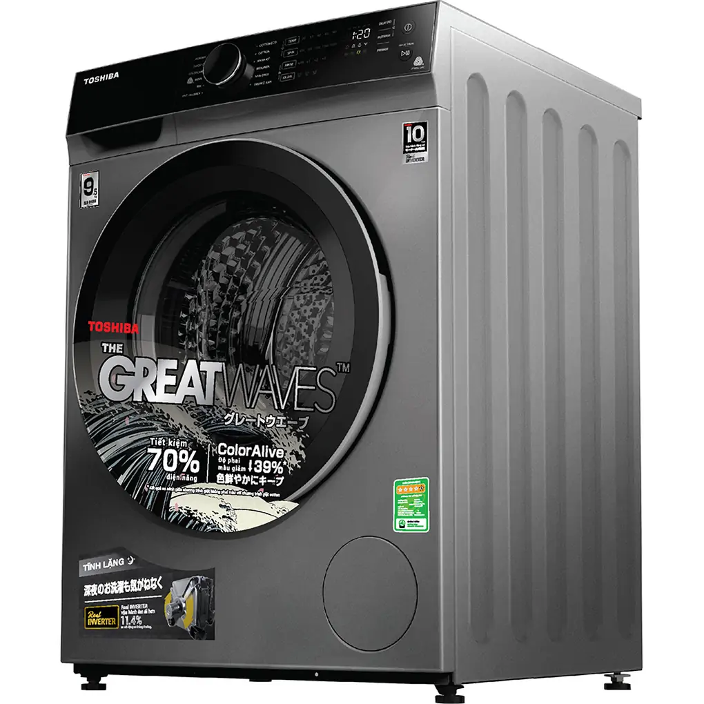 Máy Giặt Toshiba Inverter 9.5 Kg TW-BK105M4V (SK) 0