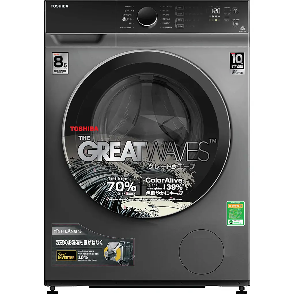 Máy Giặt Toshiba Inverter 8.5 Kg TW-BK95M4V (SK)