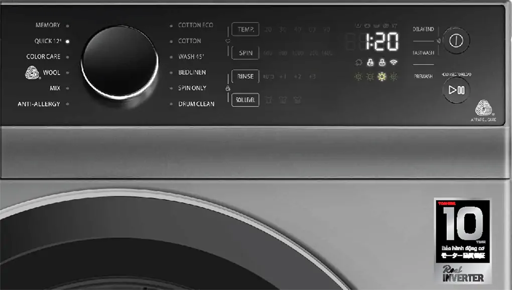 Máy Giặt Toshiba Inverter 8.5 Kg TW-BK95M4V (SK) 0