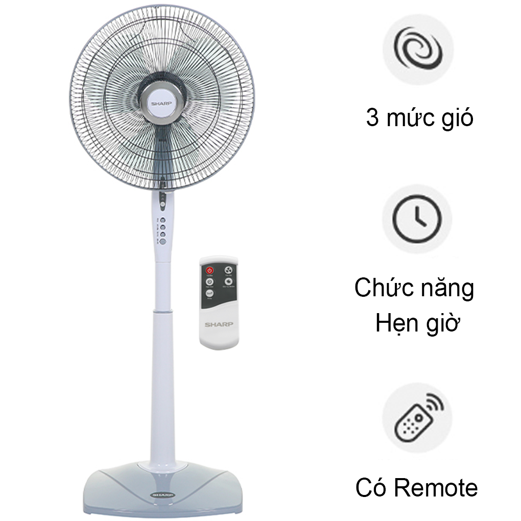 Quạt đứng có điều khiển PJ-S40RV-LG