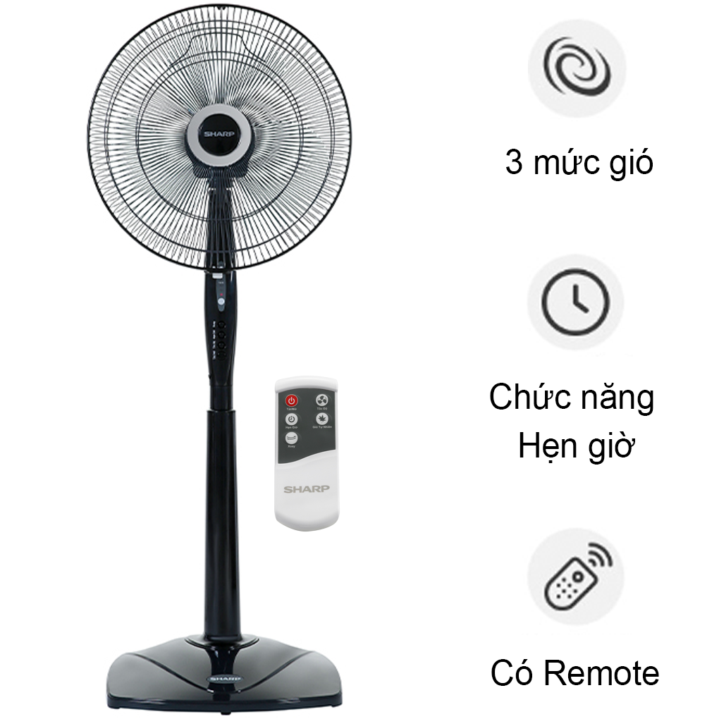 Quạt đứng có điều khiển PJ-S40RV-DG