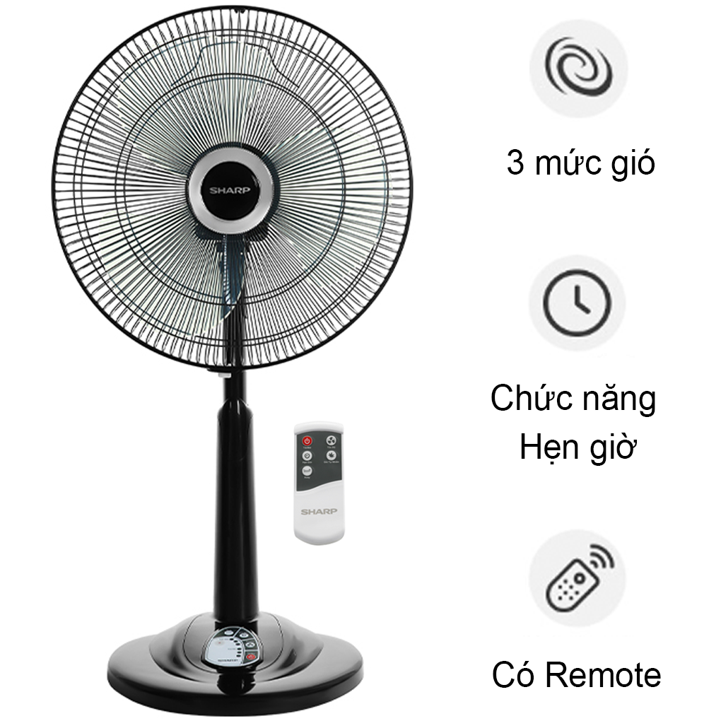 Quạt lửng có điều khiển PJ-L40RV-DG