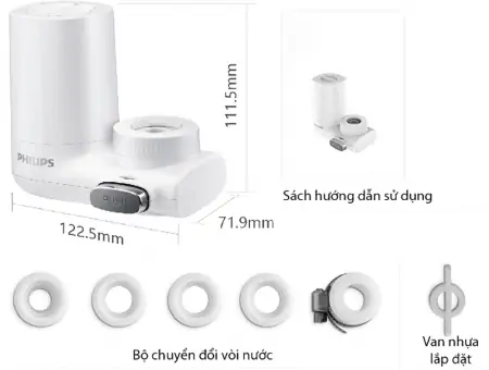 Bộ lọc nước tại vòi Philips AWP3753 2