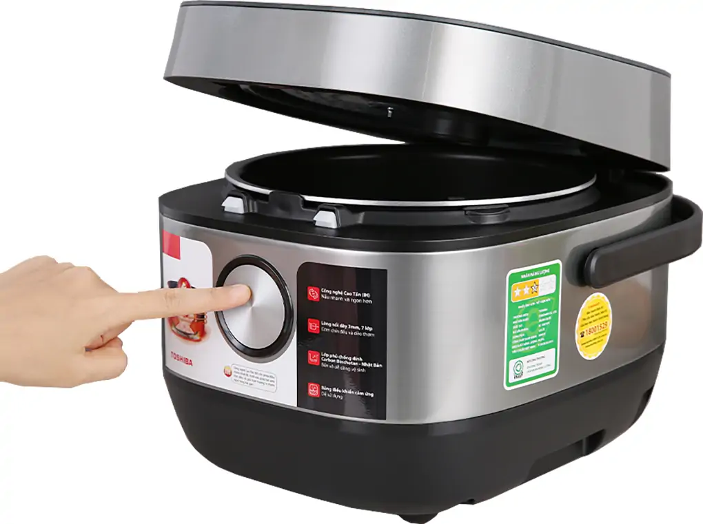 Nồi Cơm Điện Toshiba RC-18IP1PV 1.8 Lít 0