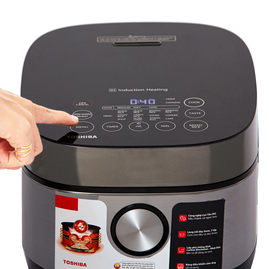 Nồi Cơm Điện Cao Tần Toshiba RC-10IP1PV 1 Lít 4