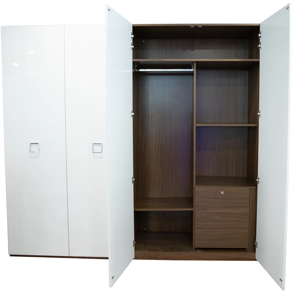 Tủ Áo 4 Cửa Morgan CP1104W1-V36FWH 2.4M 0