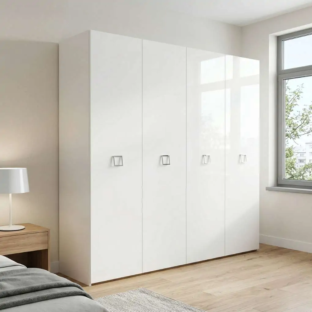 Tủ Áo 4 Cửa Morgan CP1104W1-V36FWH 2.4M