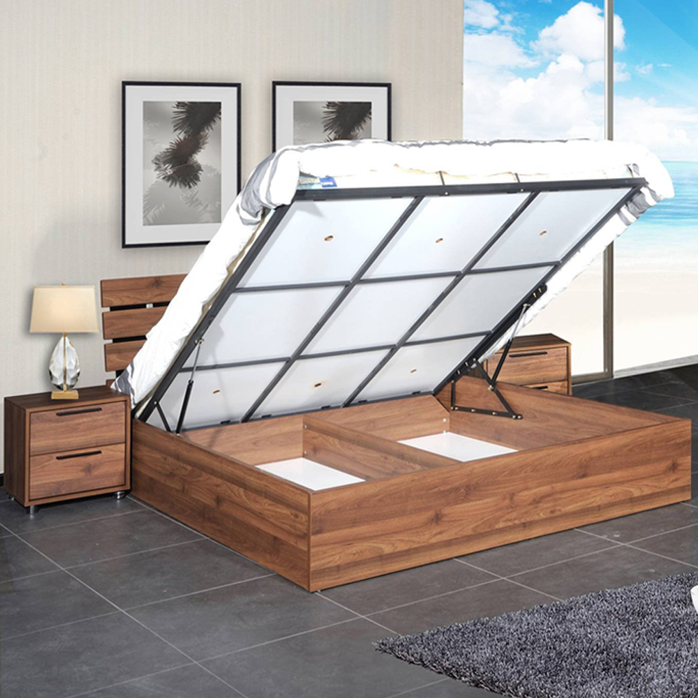 Giường Rosa NS0185-3 1.8M Nâu Gỗ