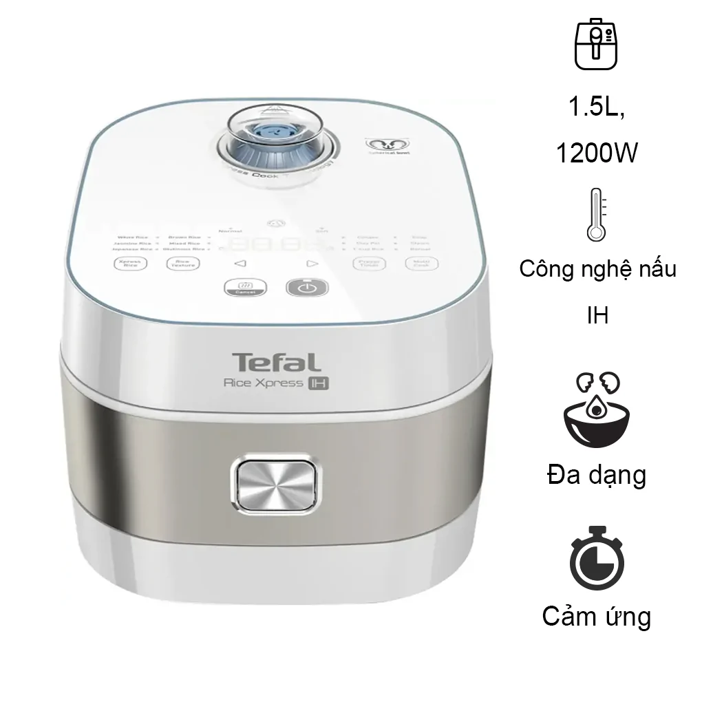 Nồi Cơm Điện Cao Tần Tefal RK762168 1.5 lít