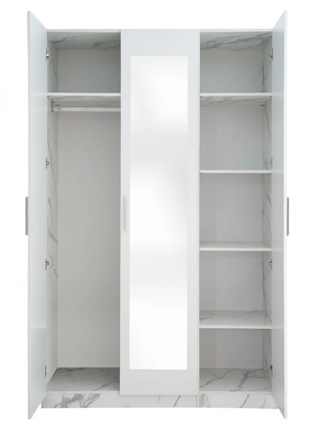 Tủ Áo 3 Cửa Queen NS03051-3 Trắng 1