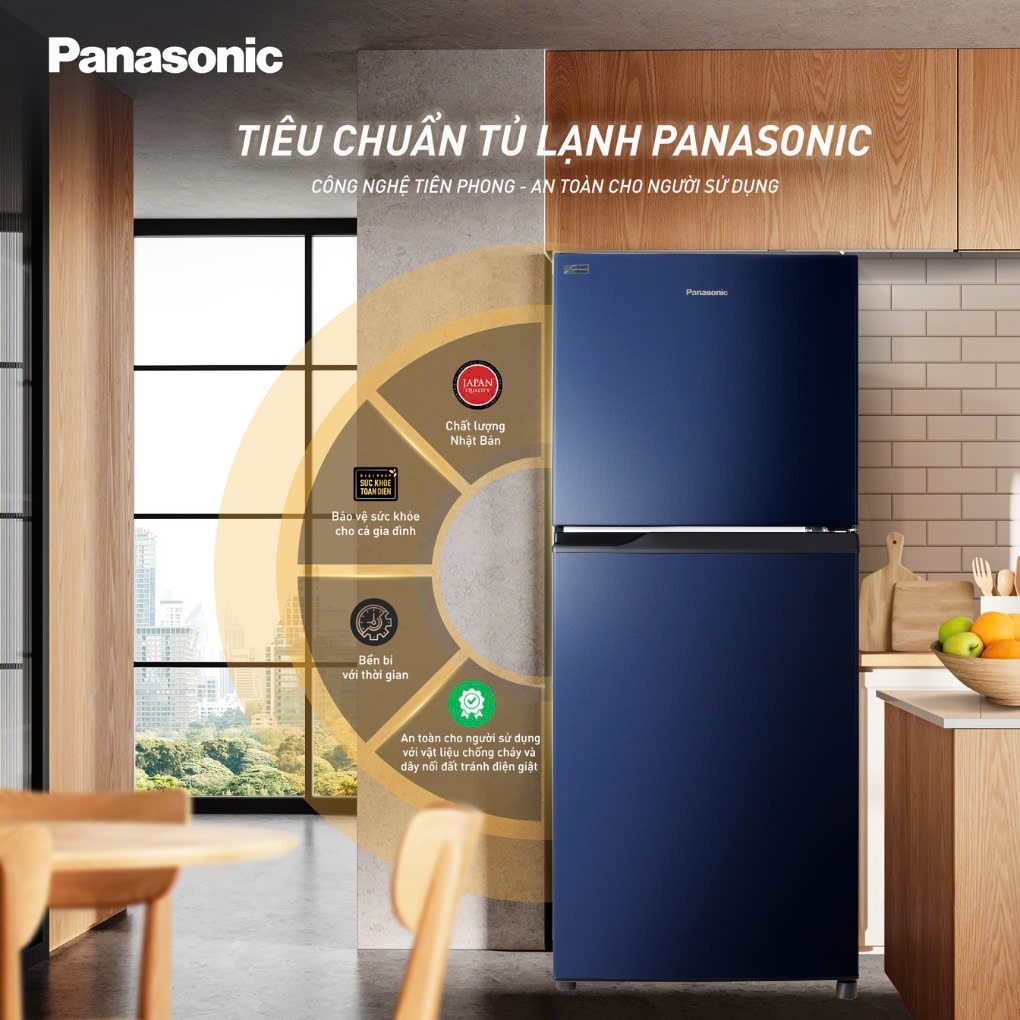 Tủ Lạnh Panasonic Inverter 188 Lít NR-BA229PAVN 0