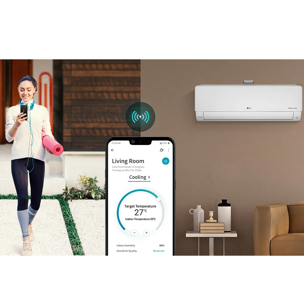 Máy lạnh LG Wifi Inverter 1 Hp V10APF 11