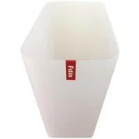 Thùng Rác Fitis Mono Chữ Nhật Trắng 10L