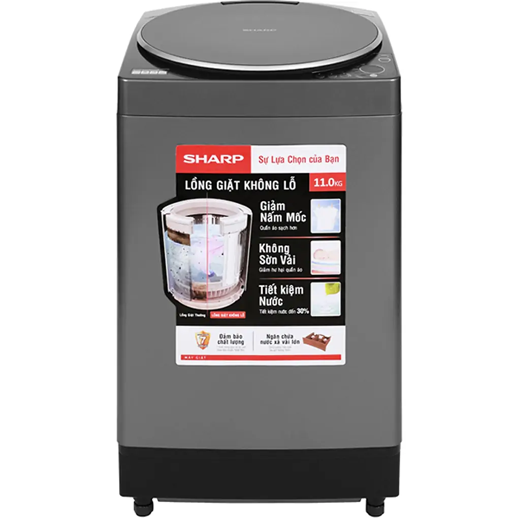 Máy Giặt Sharp 11 Kg ES-W110HV-S