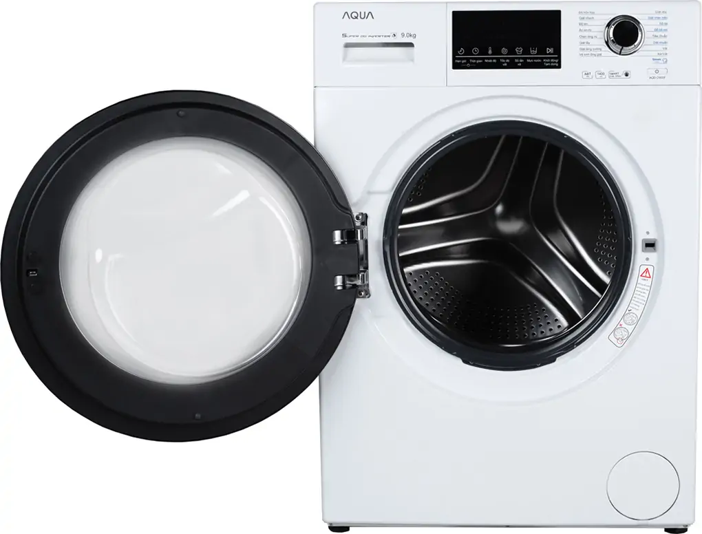 Máy Giặt Aqua Inverter 9 Kg AQD-D900F (W) (Sản phẩm trưng bày)