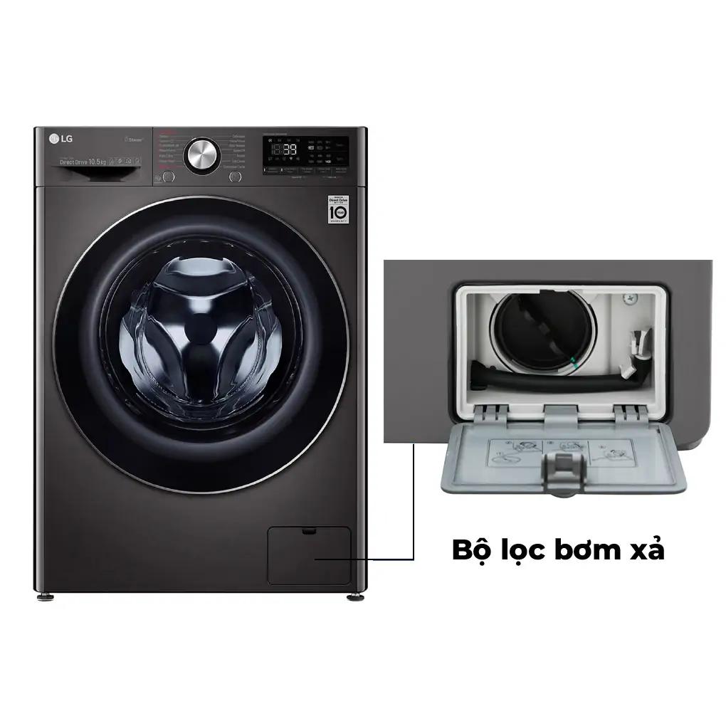 Máy Giặt LG AI DD 10.5 Kg FV1450S2B 9