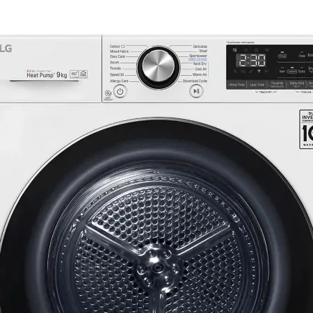 Máy Sấy Bơm Nhiệt LG 9 Kg DVHP09W 6