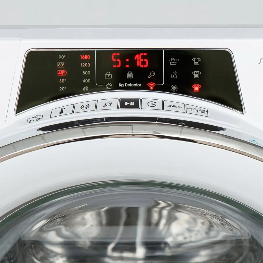 Máy Giặt Sấy Candy Inverter 9/6 Kg ROW 4966DWHC / 1-S 2