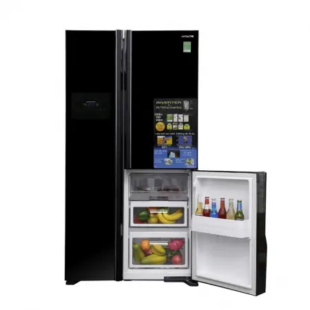 Tủ Lạnh Hitachi Inverter 600 Lít R-FM800PGV2 GBK 0