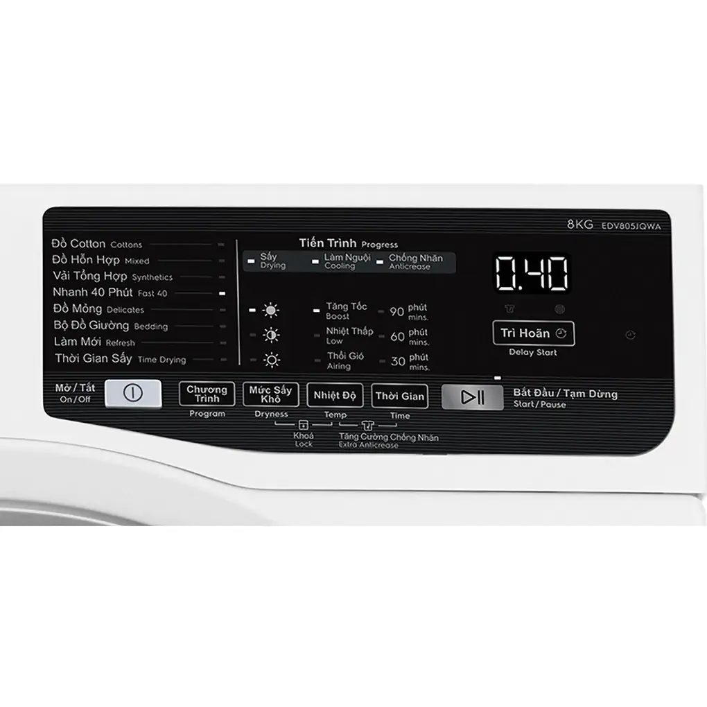 Máy Sấy Electrolux 8 Kg EDV805JQWA 2