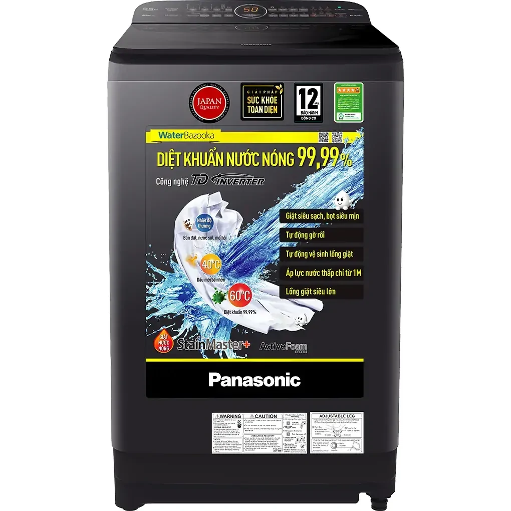 Máy Giặt Panasonic Inverter 11.5 Kg NA-FD11VR1BV 0