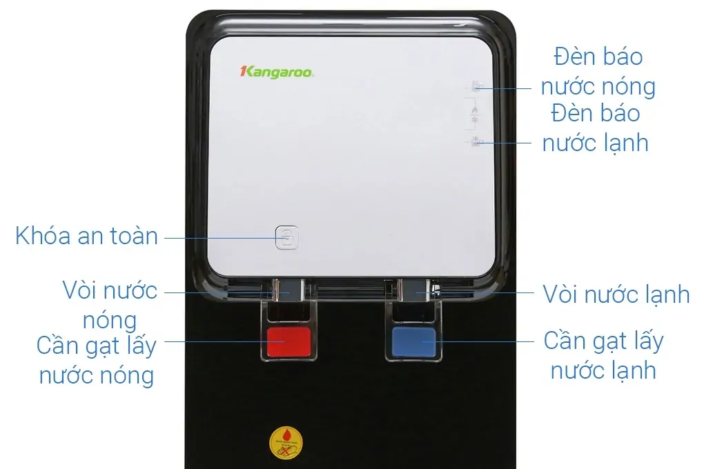 Máy lọc nước R.O nóng lạnh Kangaroo KG61A3 5 Lõi 5 lõi 3