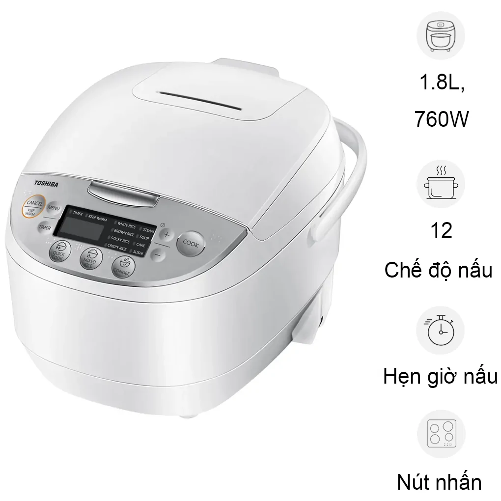 Nồi Cơm Điện RC-18DH2PV(W) 1.8 Lít