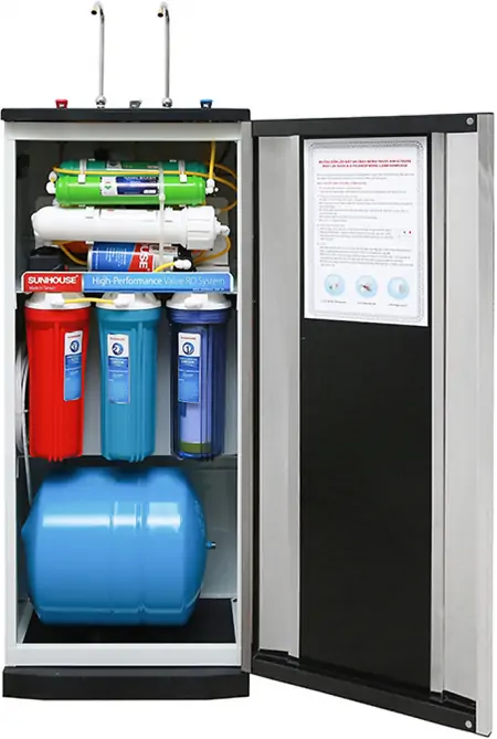 Máy lọc nước R.O nóng lạnh Sunhouse SHR76210CK 10 lõi 2