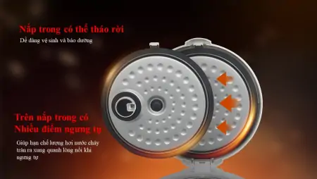 Nồi Cơm Điện Toshiba RC-10JE2VN(O) 1 lít 7