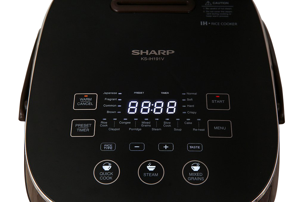 Nồi Cơm Điện Tử Cao Tần Sharp KS-IH191V-GL 1.8 Lít 3