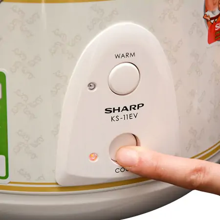 Nồi Cơm Điện Sharp KS-11ETV"RB" 1 lít 0