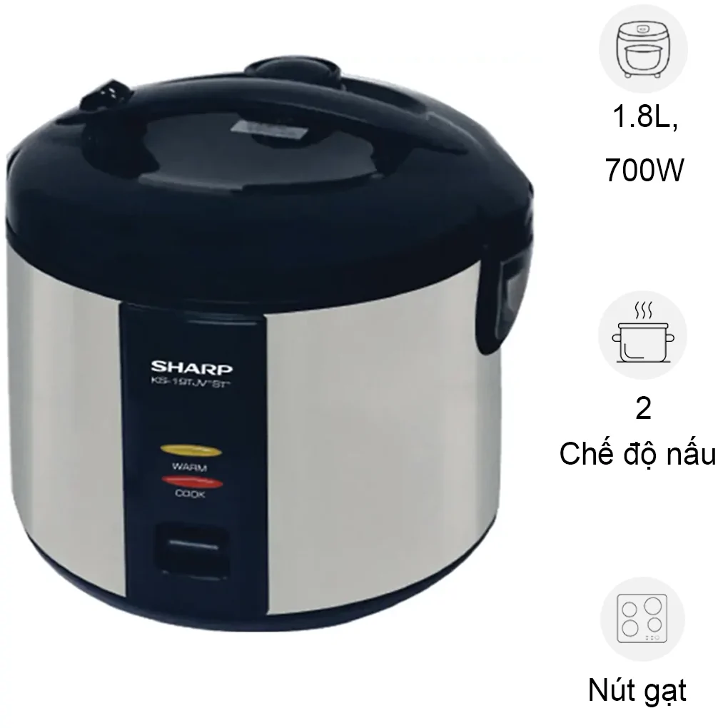 Nồi Cơm Điện KS-19TJV "ST" 1.8 Lít