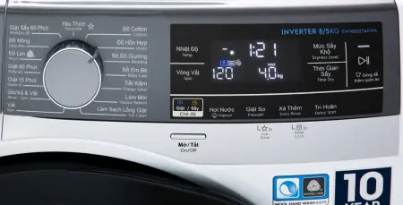 Máy Giặt Sấy Electrolux Inverter 8/5 Kg EWW8023AEWA 1