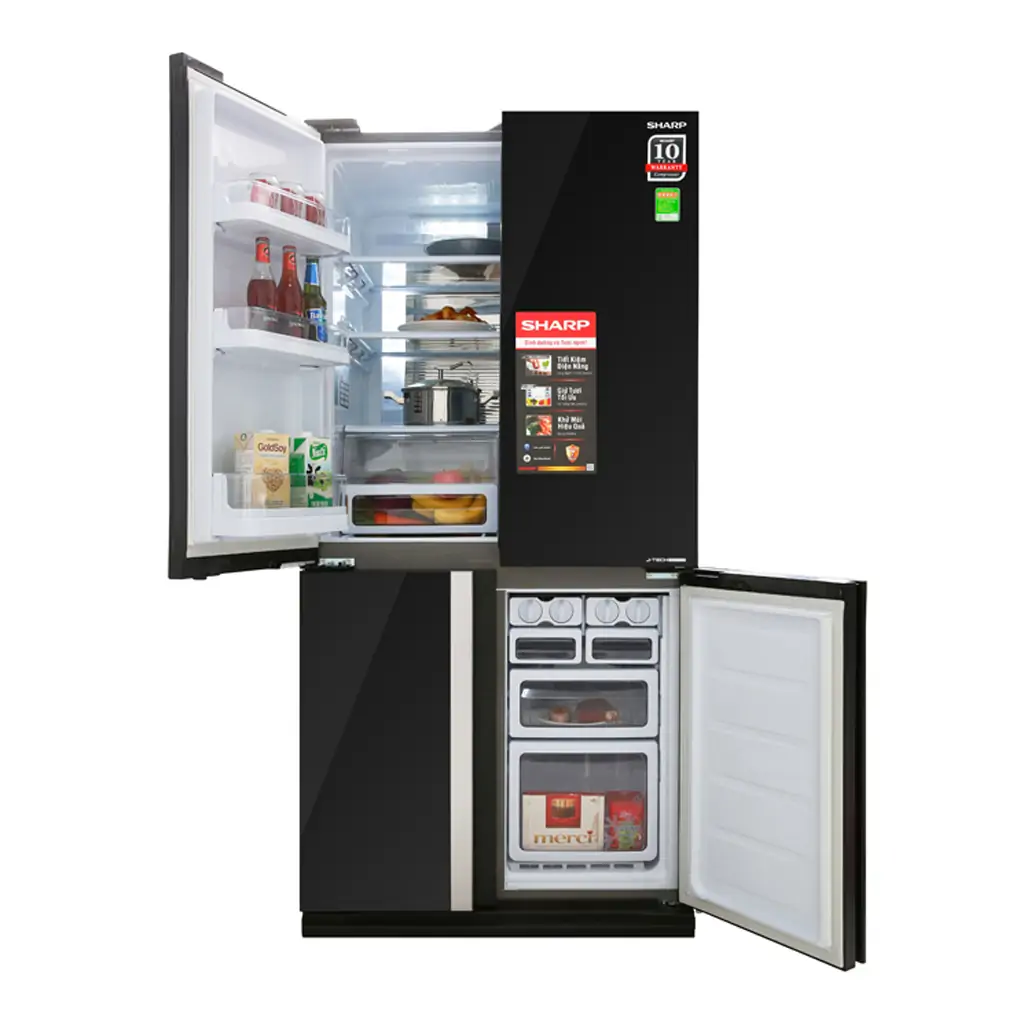 Tủ Lạnh Sharp Inverter 678 Lít SJ-FX688VG-BK 3
