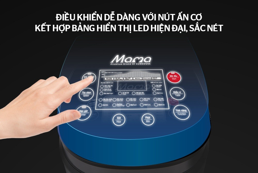 Nồi Cơm Điện Sunhouse SHD8903 1.8 Lít 6