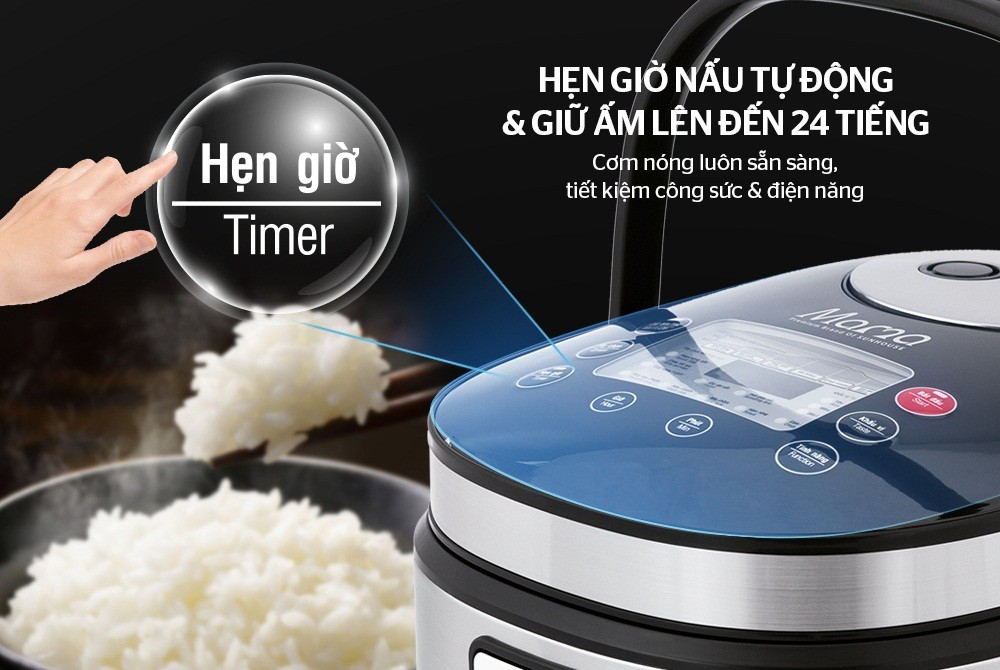 Nồi Cơm Điện Sunhouse SHD8903 1.8 Lít 9