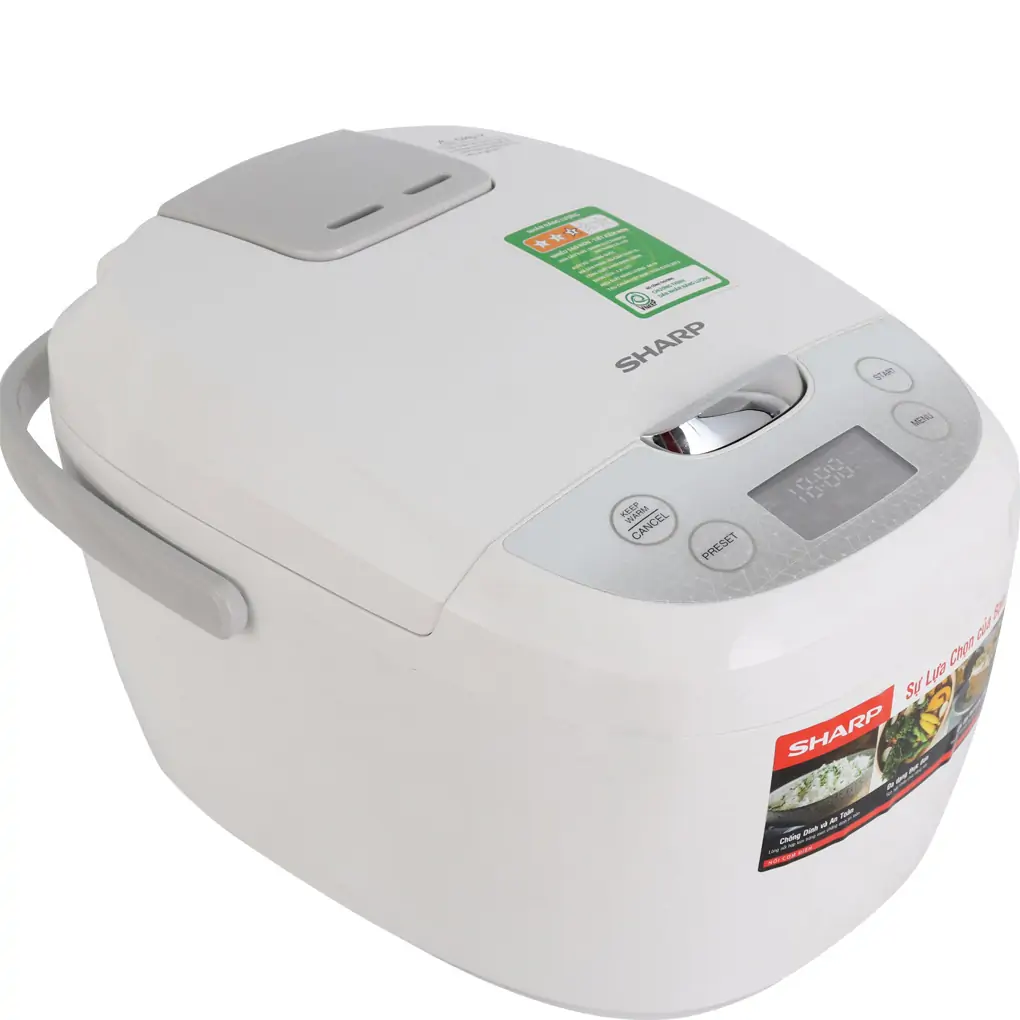 Nồi Cơm Điện Tử Sharp KS-COM185EV-SL 1.8 lít 1