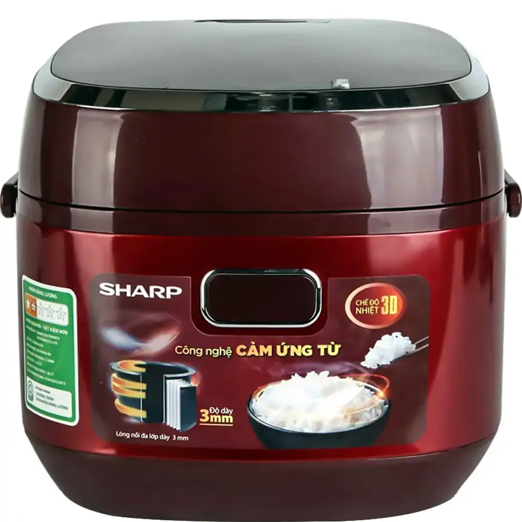 Nồi Cơm Điện Cao Tần Sharp KS-IH190V-RD 1.8 lít