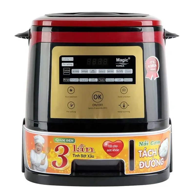 Nồi Cơm Giảm Đường Magic A-510 1.5 lít 2