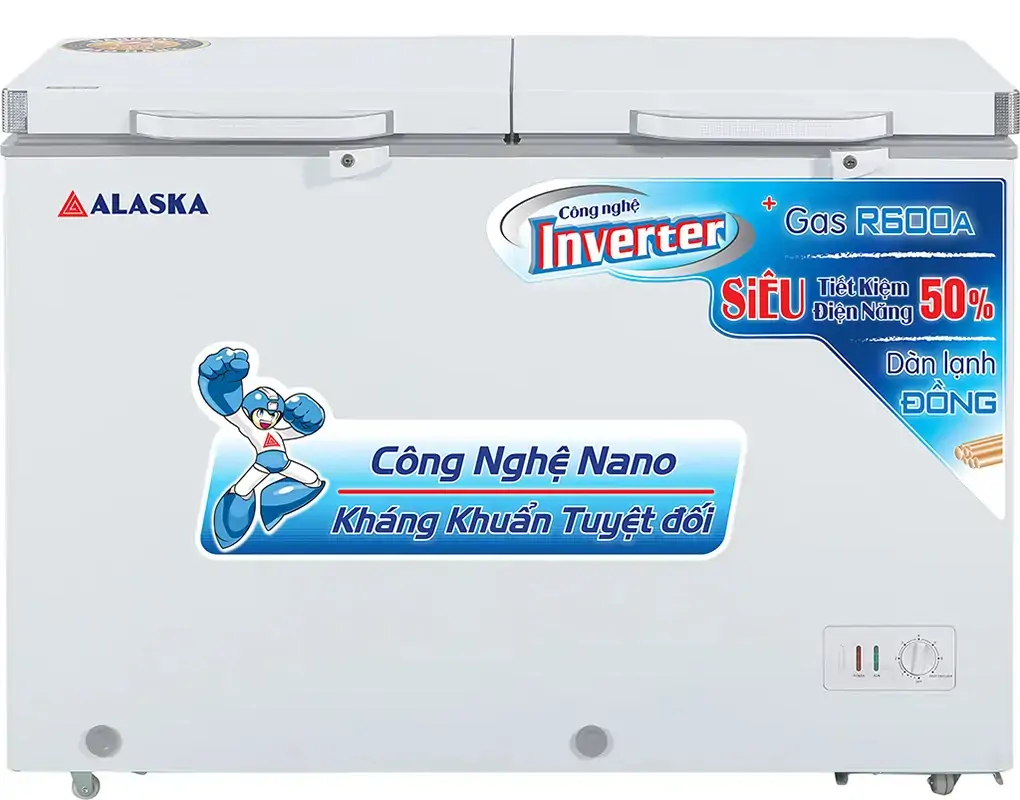 Tủ Đông Mát Alaska Inverter 267 Lít FCA-4600CI