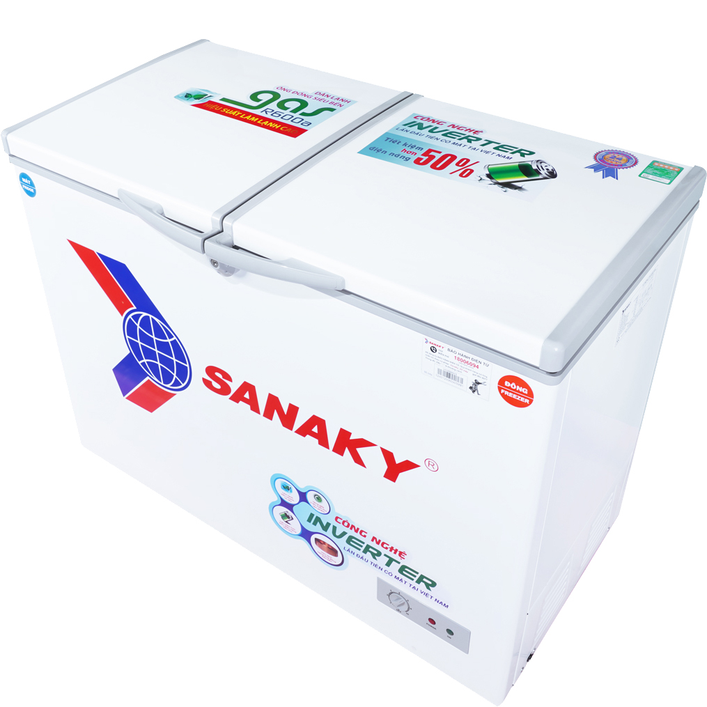Tủ Đông Mát Sanaky Inverter 220 Lít VH-2899W3 1