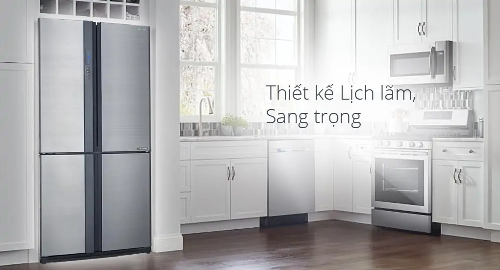 Tủ Lạnh Sharp Inverter 626 Lít SJ-FX631V-SL 4